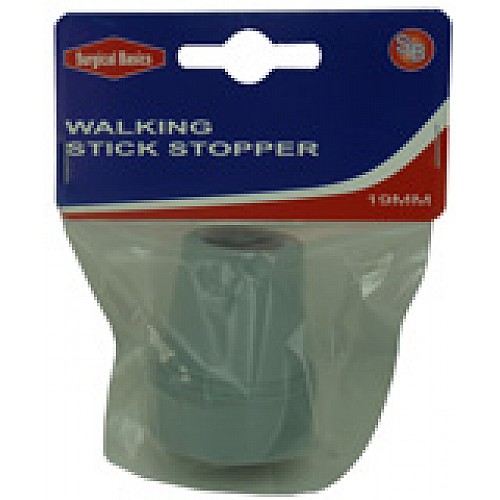 Walking Stick Cane Rubber Stopper 19mm Grey